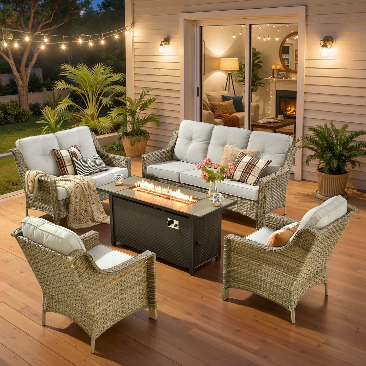 Patio Sofa Set